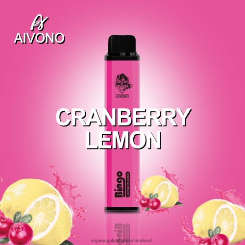 Electronic Cigarette Wholesale Supplier - Aivono AIM BINGO 4000 Cranberry Lemon HLD040140