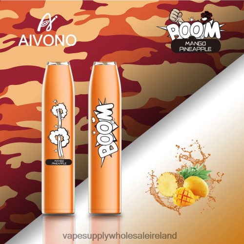 Electronic Cigarette Wholesale Supplier - Aivono AIM BOOM 600 Mango Pineapple HLD040360