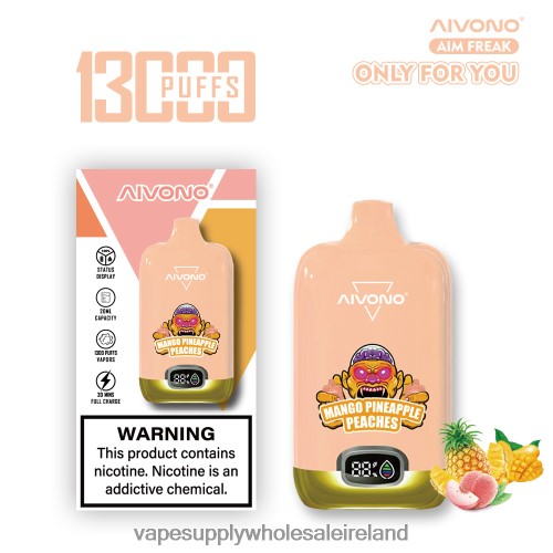 Electronic Cigarette Wholesale Supplier - Aivono AIM FREAK 13000 Mango Pineapple Peaches HLD040250