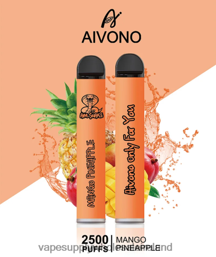 Electronic Cigarette Wholesale Supplier - Aivono AIM SNAKE 2500 Mango Pineapple HLD040310