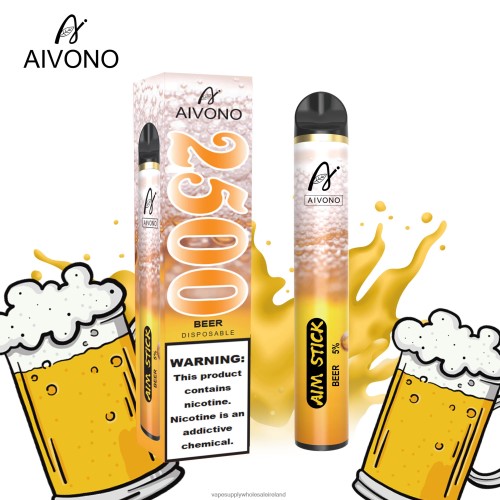 E Cigarettes Wholesale Suppliers - Aivono AIM STICK 2500 Beer HLD040148
