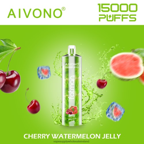 Electronic Cigarette Wholesale Supplier - Aivono FATMAN 15000 Cheery Watermelon Jelly HLD04020