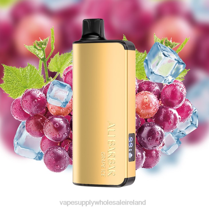 Electronic Cigarette Wholesale Supplier - Alibarbar Ingot 9000 Disposable Vape Grape Ice FXP820