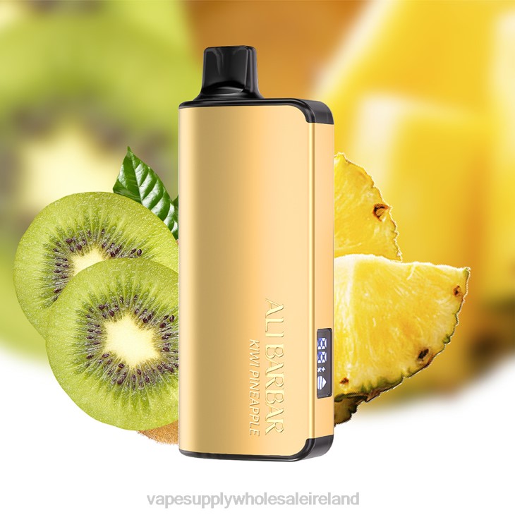 Vape Wholesale Ireland - Alibarbar Ingot 9000 Disposable Vape Kiwi Pineapple FXP821