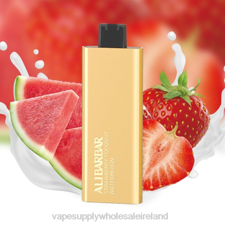 Vape Wholesale Europe - Alibarbar Pandora 7000 Disposable Vape Strawberry Coconut Watermelon FXP862
