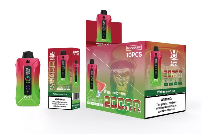 E Cigarette Wholesale - Bang Beach 20000 Puffs Smart Screen Vape Watermelon Ice P2L67