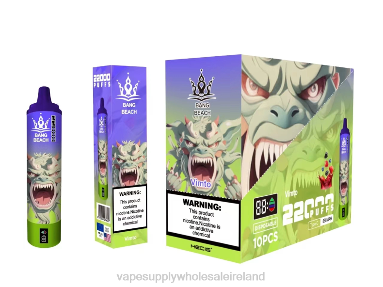E Cigarettes Wholesale Suppliers - Bang Beach 22000 Puffs Smart Screen Vimto P2L618