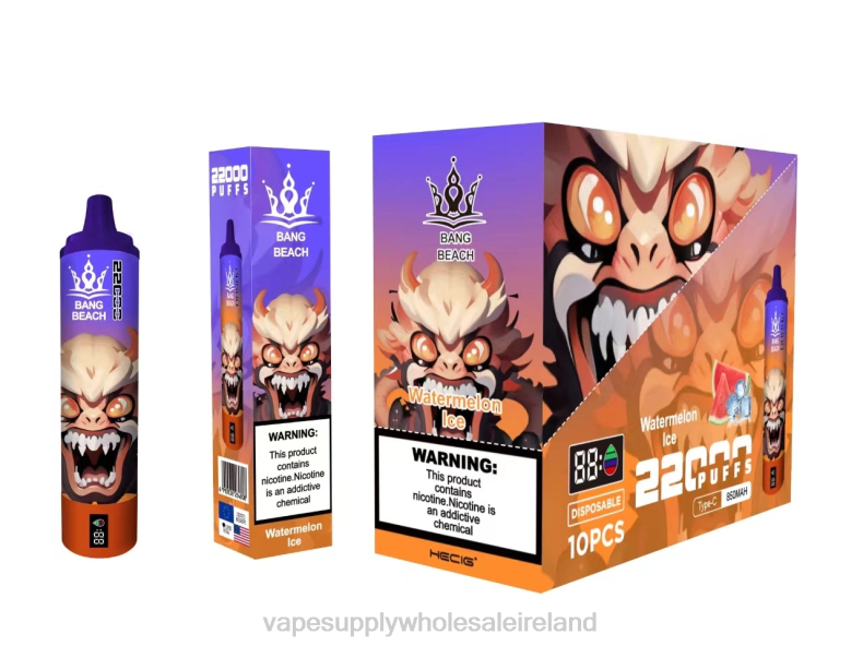 Vape Wholesale Europe - Bang Beach 22000 Puffs Smart Screen Watermelon Ice P2L622