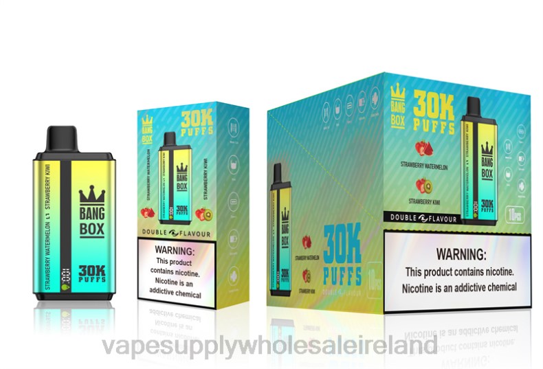 E Cig Wholesale - Bang Box 30000 Puffs Dual Flavors Strawberry Watermelon & Strawberry Kiwi P2L664