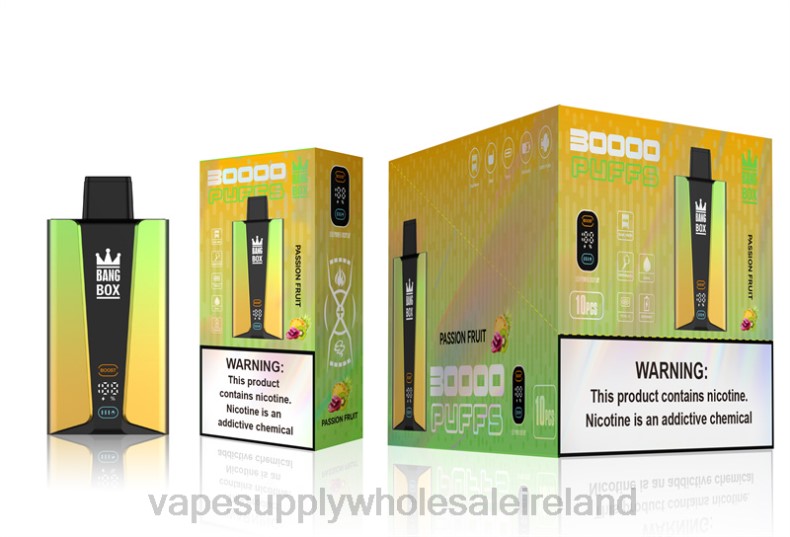 E Cig Wholesale - Bang Box 30000 Puffs Smart Screen Passion Fruit P2L684
