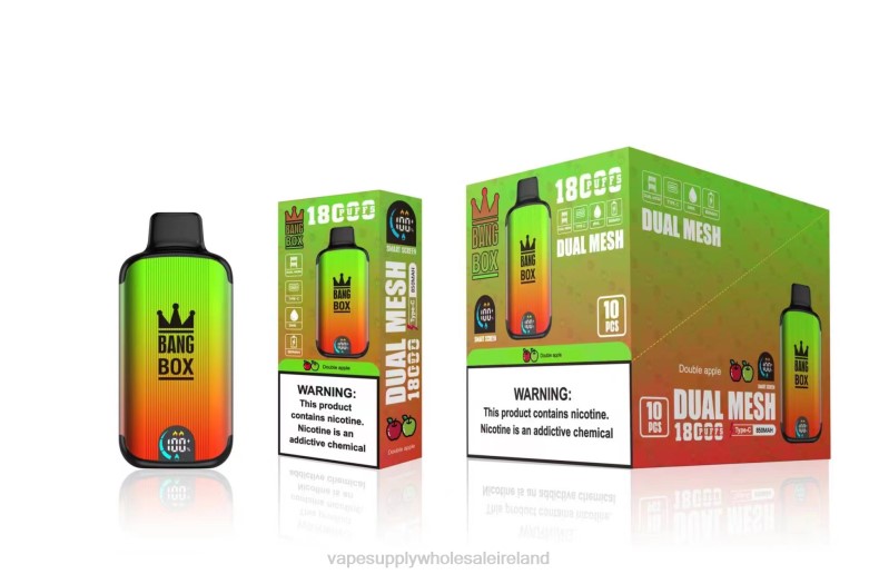 E Cig Wholesale Distributors - Bang Box 18000 puffs Double Apple P2L693