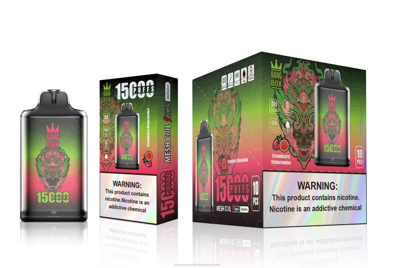 E Cig Wholesale Distributors - Bang Box S1-15000 Puffs Strawberry Watermelon P2L6103