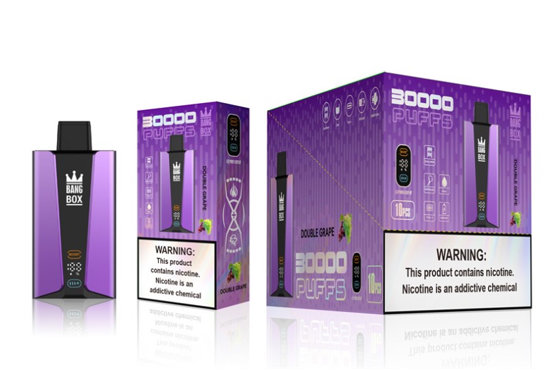 E Cigarette Wholesale - Bang Box 30000 Puffs Smart Screen Double Grape P2L685