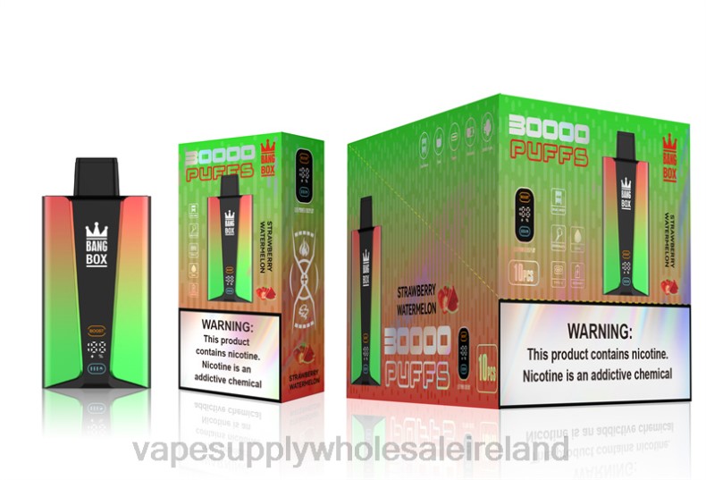 E Cigarette Wholesale - Bang Box 30000 Puffs Smart Screen Strawberry Watermelon P2L675