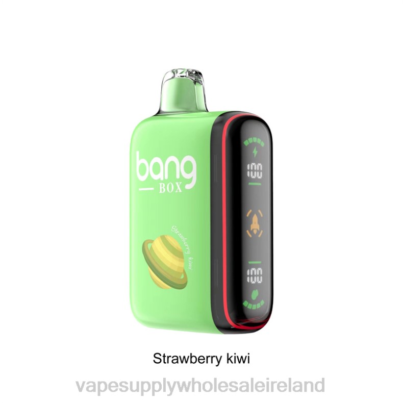 E Cigarette Wholesale - Bang Box 9000-18000 Puffs Intelligent Power Display Strawberry Kiwi P2L627