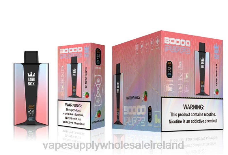 E Cigarettes Wholesale Suppliers - Bang Box 30000 Puffs Smart Screen Watermelon Ice P2L686