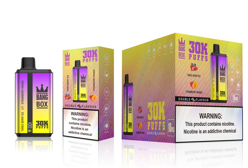 Electronic Cigarette Wholesale - Bang Box 30000 Puffs Dual Flavors Three Berry Ice & Strawberry Mango P2L667