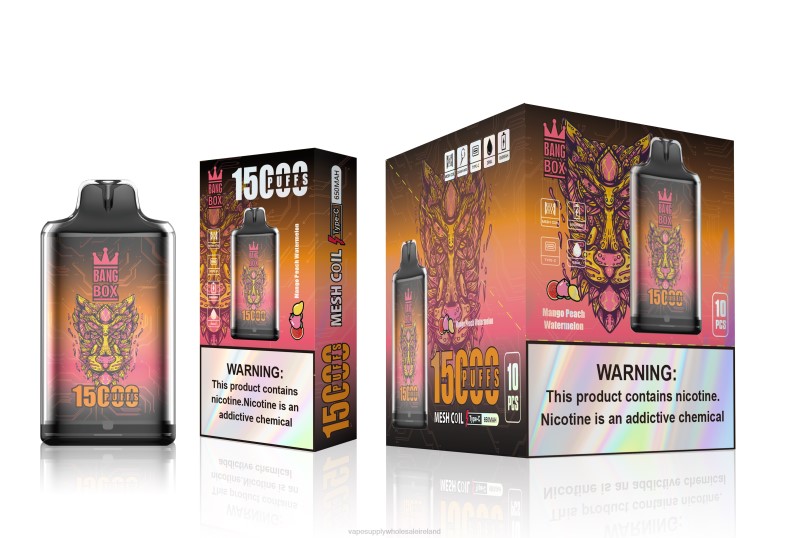Electronic Cigarette Wholesale - Bang Box S1-15000 Puffs Mango Peach Watermelon P2L6107