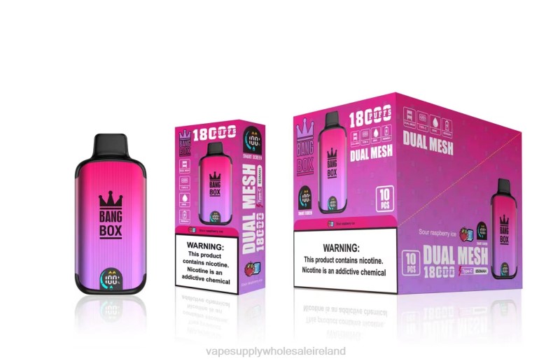 Electronic Cigarette Wholesale Supplier - Bang Box 18000 puffs Sour Raspberry Ice P2L698