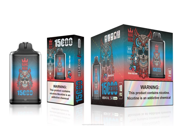 Electronic Cigarette Wholesale Supplier - Bang Box S1-15000 Puffs Blue Razz Ice P2L6108
