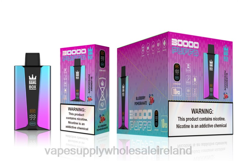 Vape Wholesale Europe - Bang Box 30000 Puffs Smart Screen Blueberry Pomgerante P2L680