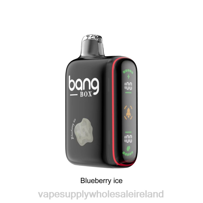 Vape Wholesale Europe - Bang Box 9000-18000 Puffs Intelligent Power Display Blueberry Ice P2L632