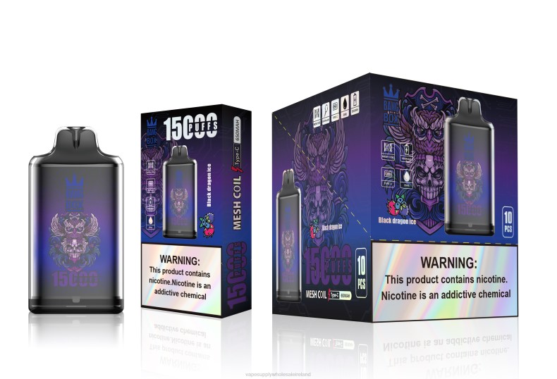 Vape Wholesale Europe - Bang Box S1-15000 Puffs Black Dragon Ice P2L6110