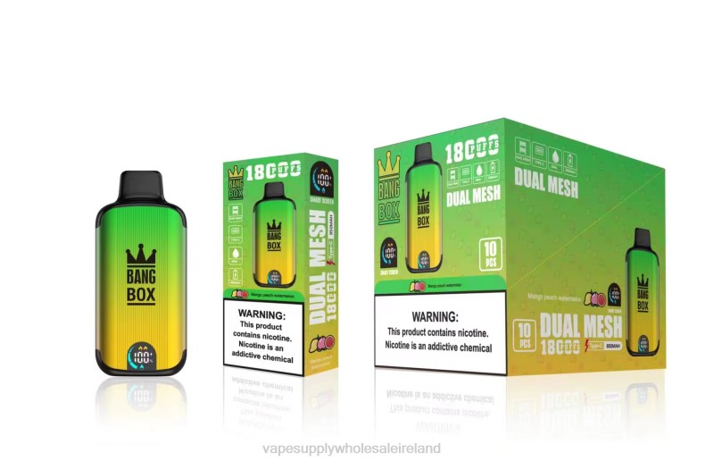 Vape Wholesale Ireland - Bang Box 18000 puffs Mango Peach Watermelon P2L689