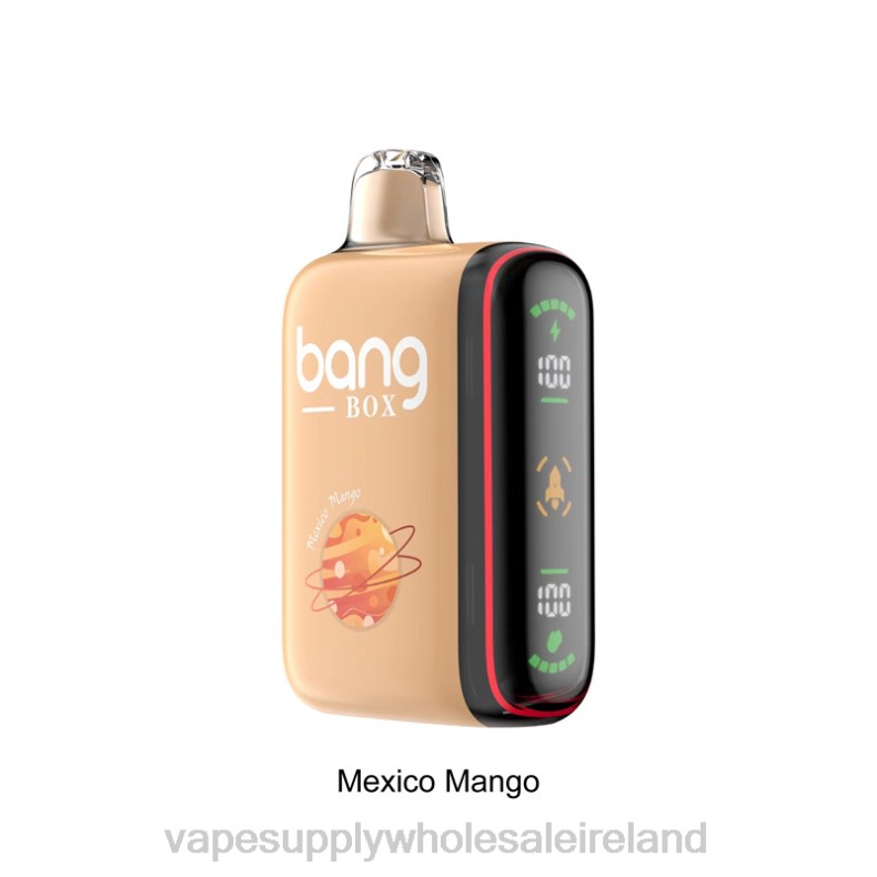 Vape Wholesale Ireland - Bang Box 9000-18000 Puffs Intelligent Power Display Mexican Mango P2L631