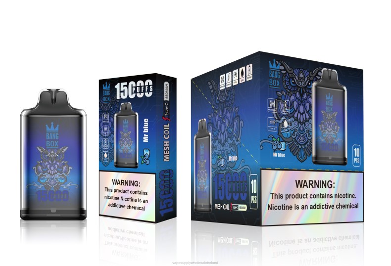 Vape Wholesale Ireland - Bang Box S1-15000 Puffs Mr Blue P2L6109