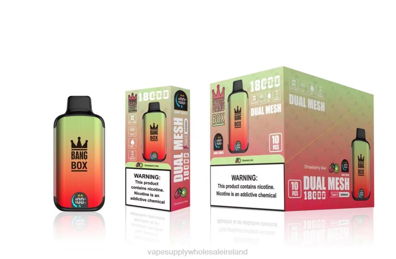 Vape Wholesale Northern Ireland - Bang Box 18000 puffs Strawberry Kiwi P2L692