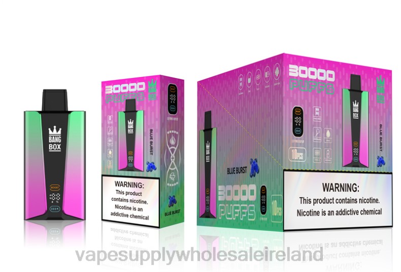 Vape Wholesale Northern Ireland - Bang Box 30000 Puffs Smart Screen Blue Burst P2L682