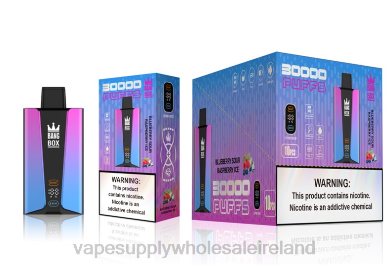 Vape Wholesale Supplier - Bang Box 30000 Puffs Smart Screen Blueberry Sour Raspberry Ice P2L681