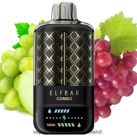 Electronic Cigarette Wholesale - Elf Bar Combo 25000 Green Grape & Grape FJB68H9