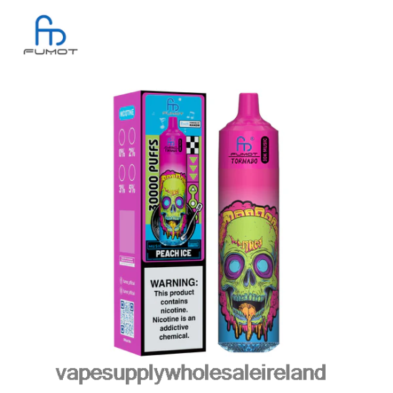 Electronic Cigarette Wholesale Supplier - Fumot Tornado 30K Music Peach Ice 8622FP20