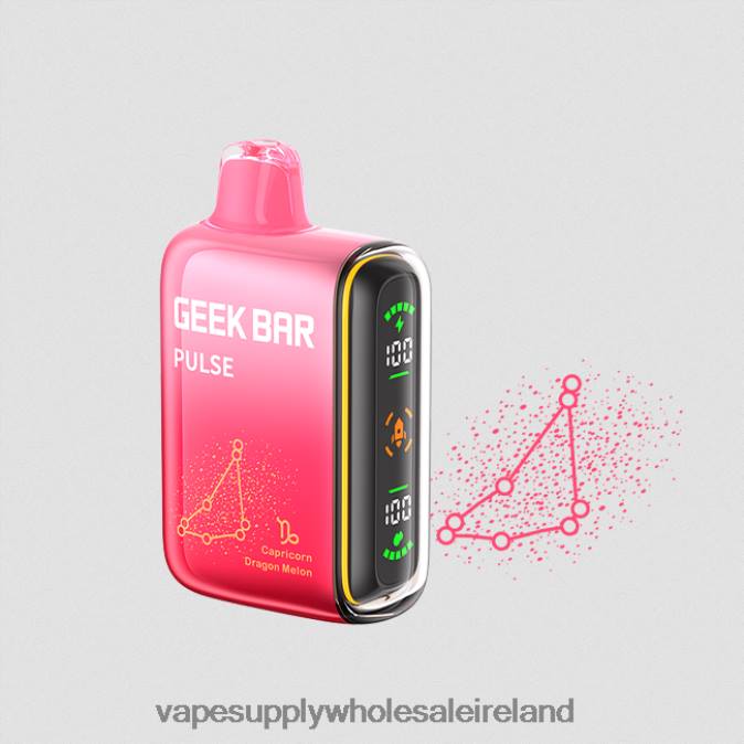 Vape Wholesale supplier - 0T2H70 Dragon Melon GEEK BAR Pulse Zodiac Edition 7500 PUFFS/15000 PUFFS