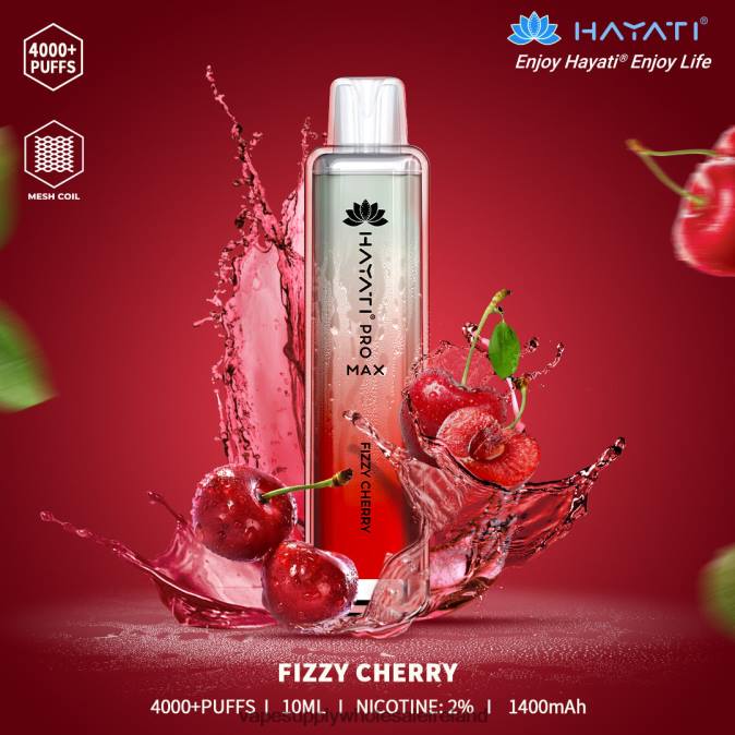 Vape Wholesale Europe - 0T2H157 Fizzy Cherry Hayati Pro Max 4000
