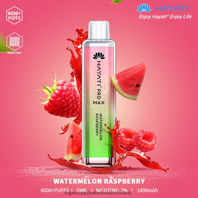 Vape Wholesale Europe - 0T2H197 Watermelon Raspberry Hayati Pro Max 4000