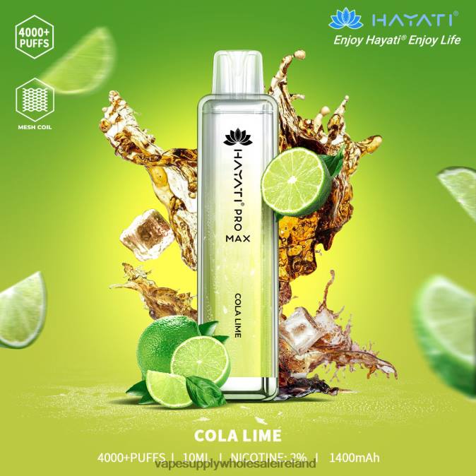 electronic cigarette wholesale - 0T2H155 Cola Lime Hayati Pro Max 4000