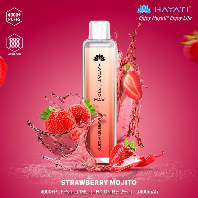 electronic cigarette wholesale - 0T2H175 Strawberry Mojito Hayati Pro Max 4000
