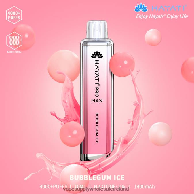 electronic cigarette wholesale - 0T2H185 Bubblegum Ice Hayati Pro Max 4000