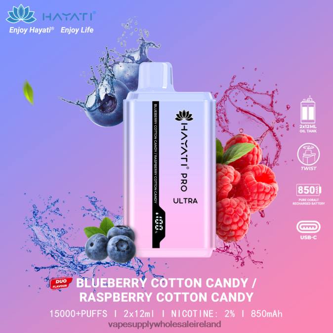 Blueberry Cotton Candy/Raspberry Cotton Candy