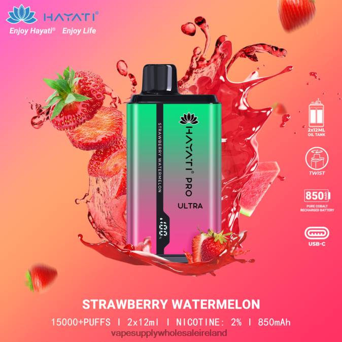 electronic cigarette wholesale supplier - 0T2H216 Strawberry Watermelon Hayati Pro Ultra