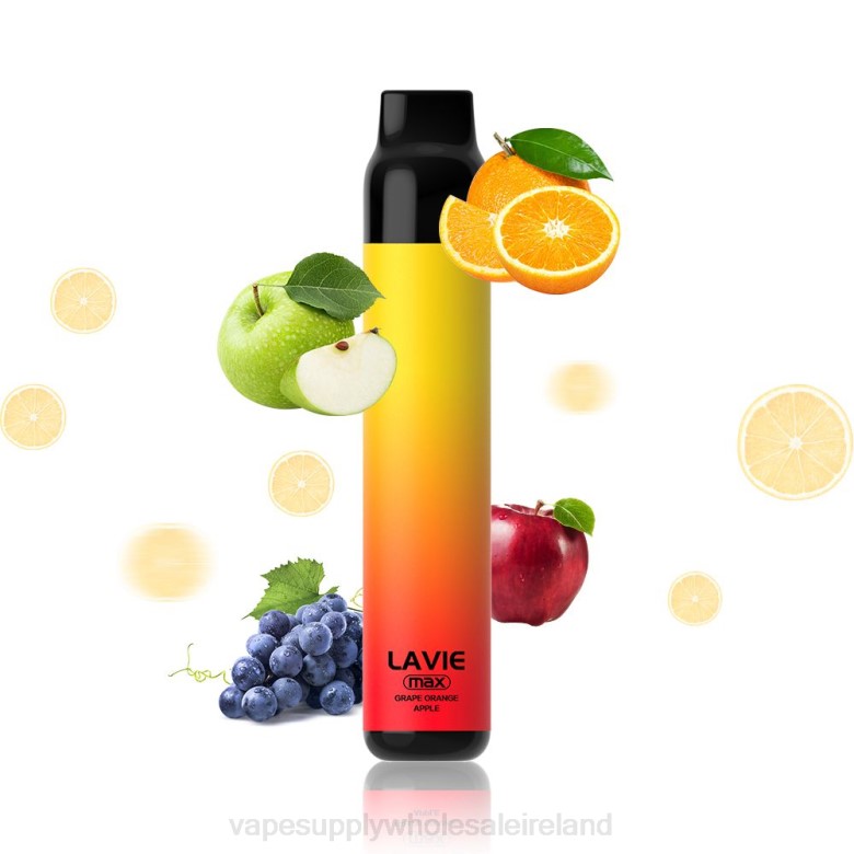 Electronic Cigarette Wholesale Supplier - LAVIE BAR 5000 Puffs - MAX ZB6N280 Grape Orange