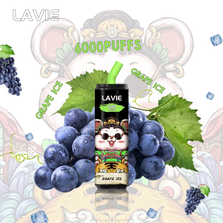 Electronic Cigarette Wholesale - LAVIE Coke BAR 6000 Puffs ZB6N269 Grape Ice
