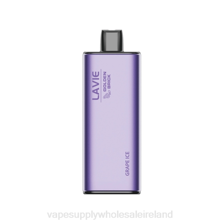 Electronic Cigarette Wholesale - LAVIE GOLDEN BRICK 10000 Puffs ZB6N59 Grape Ice