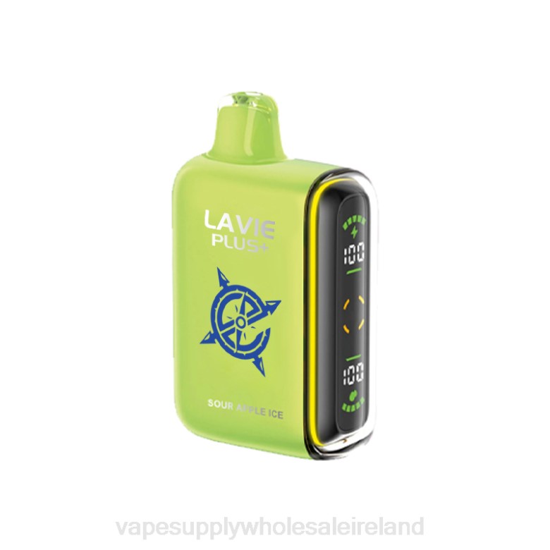 Electronic Cigarette Wholesale Supplier - LAVIE PLUS 15000 Puffs ZB6N100 Sour Apple Ice