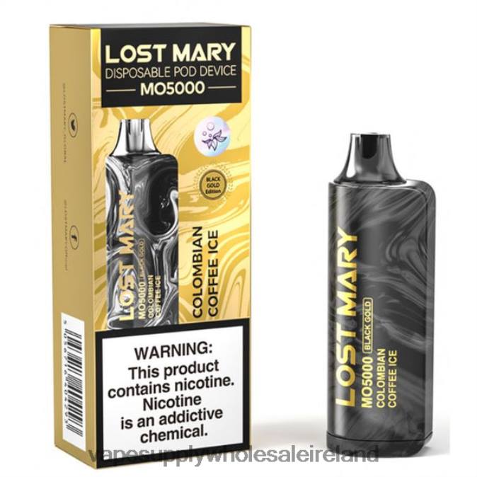 e cigarettes wholesale suppliers - 0T2H344 Colombian Coffee Ice LOST MARY MO5000 Black Gold 10mL