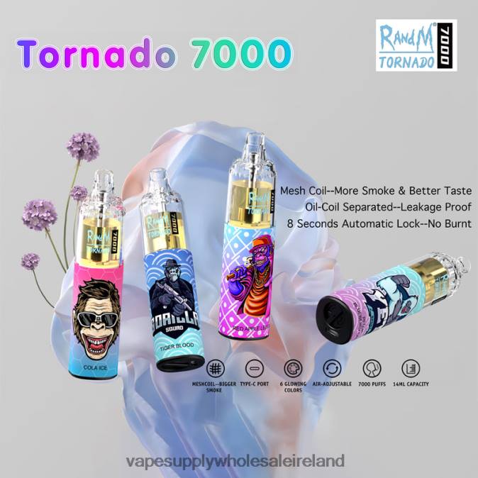 e cig wholesale - 0T2H1 Disposable RandM Tornado 7000 5%