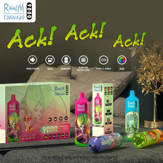 e cig wholesale distributors - 0T2H2 Disposable RandM Tornado 9000 5%